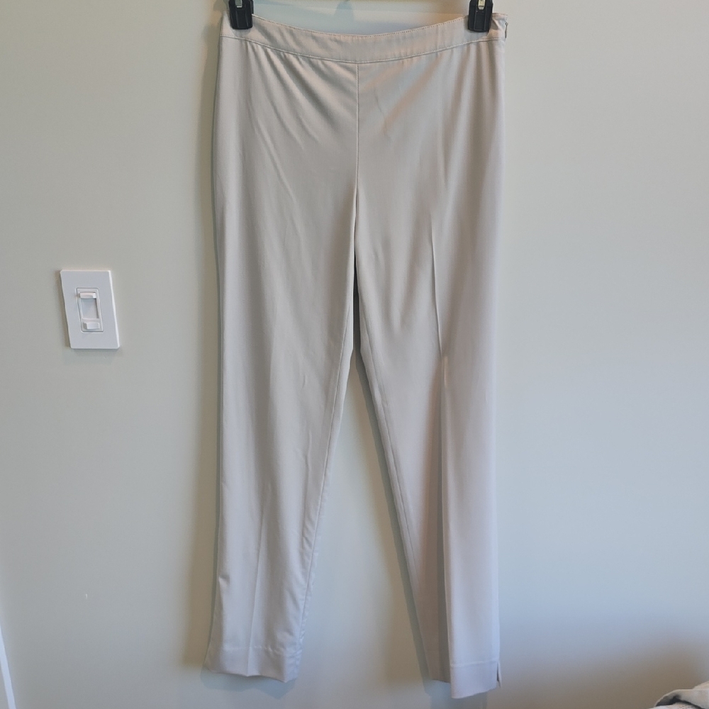 Lafayette 148 New York Cream Waistband Label Detail Bleeker
